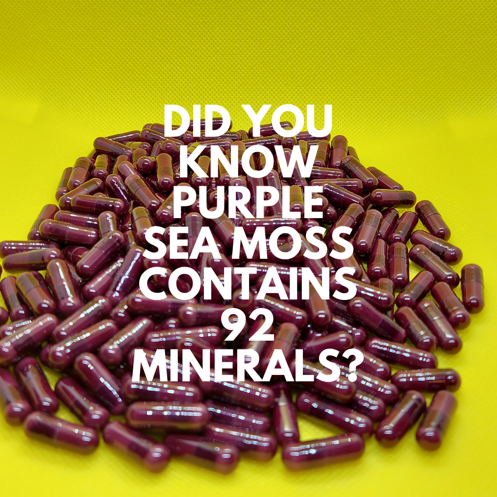 Did You Know Purple Sea Moss Has 92 Minerals